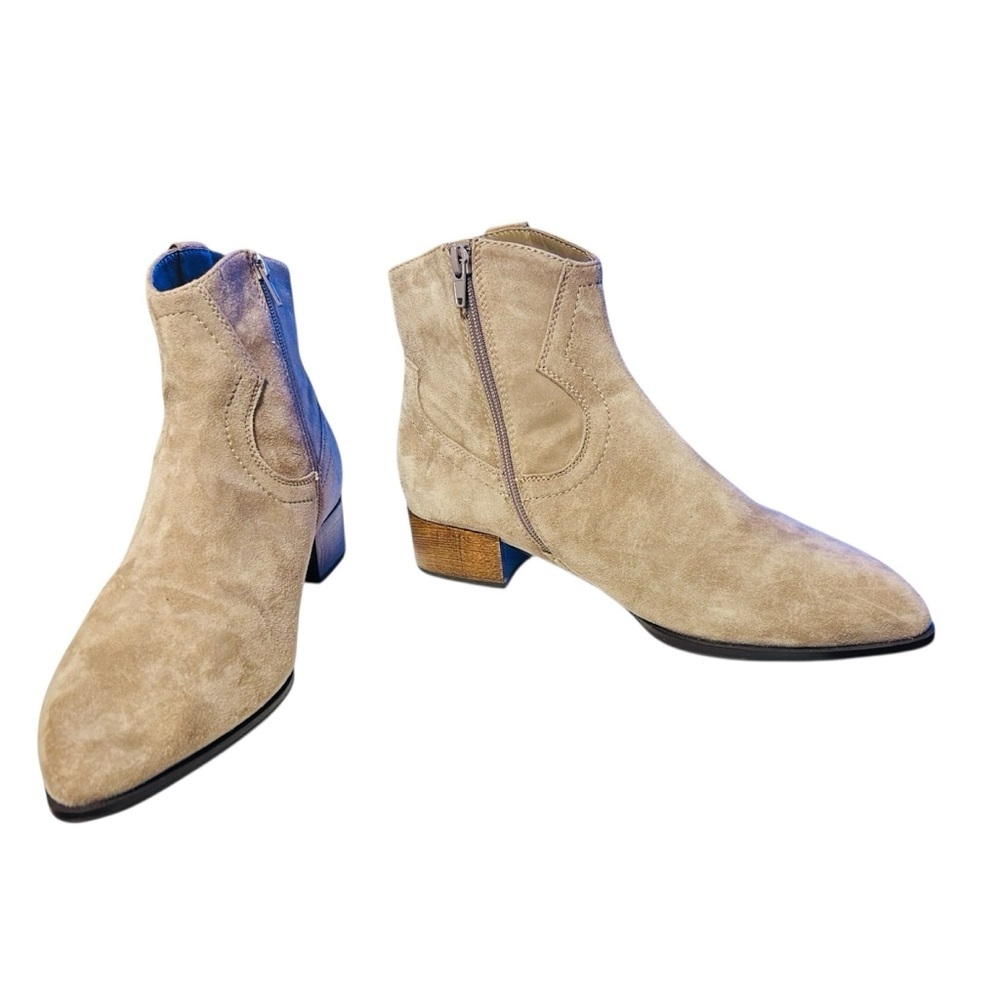 Vaneli Tellie Suede Western Ankle Boot – Size 10